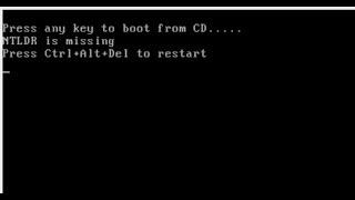 How to Fix NTLDR Missing using Hiren's BootCD and XP CD