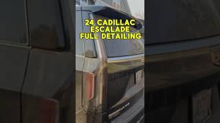 24 Cadillac Escalade getting a Mobile Car Detailing In Southborough ma  #mobiledetailing  #detailing