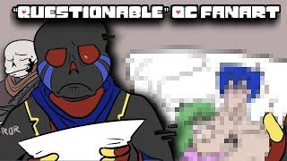 Error Sans Receives Very "Questionable" Fanart (Undertale AU Comic Dub)