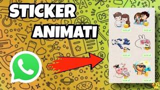 Come creare STICKER ANIMATI su Whatsapp senza PC | Tutorial ITA