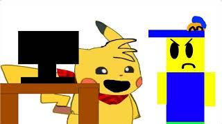 Colin the Pikachu red scarf and Ethan Tilton in a nutshell