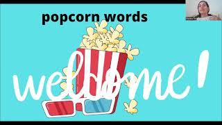 Popcorn Words | Sight Words for kids | with Ms. Evelina