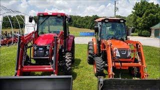 TYM T654 Tractor vs. Kioti NX6010 (Review of TYM Tractor) PART 1