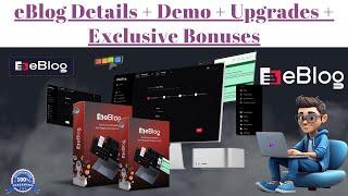 eBlog AI Review + Demo + Upgrades (OTOs) + Bonuses | eBlog Review