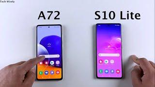 SAMSUNG A72 vs S10 Lite Speed Test