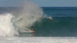 BILLABONG PRO PIPELINE PREP | WITH SOME BOOGIE ACTION featuring Jeff Hubbard & Dave Hubbard