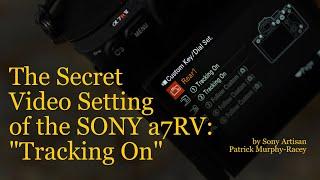 The Secret Video Setting on the SONY a7RV:  "Tracking On" Allows Tracking AF Without Touchscreen