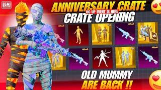 Bgmi New Anniversary Crate Opening | Mummy M416 And Mummy Set Crate Opening | Bgmi New Update Event