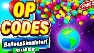 ALL NEW *SECRET CODES* IN ROBLOX BALLOON SIMULATOR (new codes in roblox Balloon Simulator ) NEW