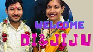 Welcome di&jiju | first time after marriage ️