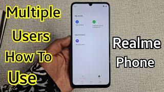 How to Use Multiple Users Realme Mobile | Realme Mobile Multiple Users Settings | 2024 Realme c53