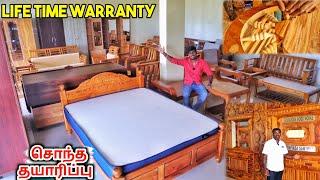 ஒரிஜினல் தேக்கு மர Funrnitures -Imported Teakwood - Own Manufacturer - #weightu