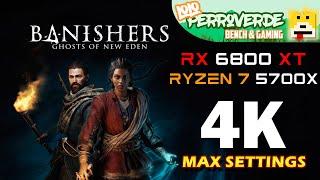 Banishers: Ghosts of New Eden - 4k 2160p: RX 6800 XT + Ryzen 7 5700X Max Settings FSR ON/OFF