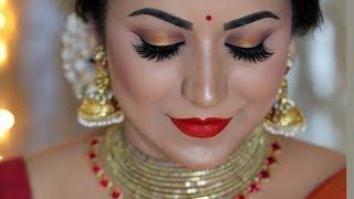 TRADITIONAL DIWALI LOOK 2018 | INDIAN FESTIVAL MAKEUP TUTORIAL