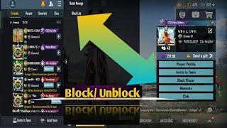 How to block or unblock latest version in  pubg mobile