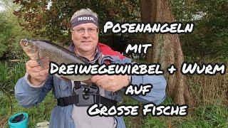 POSENANGELN + DREIWEGEWIRBEL: Perfekt für große FISCHE