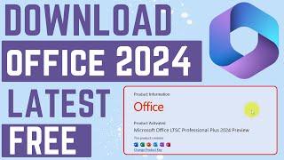 Download and Install Office 2024 From Microsoft |  Free | Genuine Version