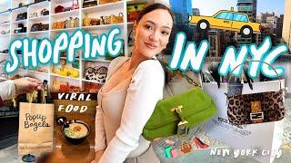 Vintage Thrift Shopping in NYC with Remi and Alisha!! *Viral Foods, Designer Finds*