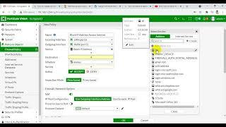 Block IP Address access Internet on FortiGate Firewall