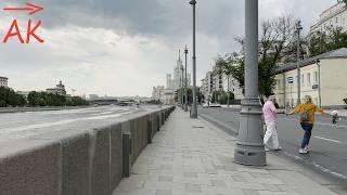 Moscow Walk, 2024, Russia, 4K | Street Noise Only