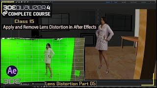 Apply and Remove Lens Distortion in Aftereffects from 3DEqualizer | 3DE Lens Distortion [Part 05]