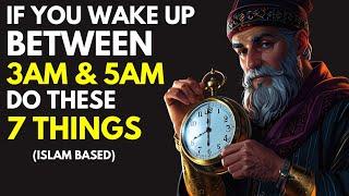 If You WAKE UP Between 3AM AND 5AM.. Do These 7 Islamic Things | Islam