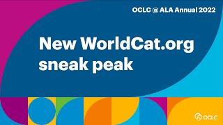 New WorldCat.org sneak peak