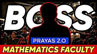 BOSS of MATHEMATICS Revealed  Check Description | JEE 2024 Dropper | PRAYAS 2.O