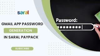 Gmail App Password Generation In Saral PayPack