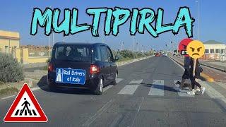 BAD DRIVERS OF ITALY dashcam compilation 7.11 - MULTIPIRLA