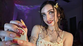 ASMR Mic Massage ( Mic Gripping, Rubbing, Nail Clicking, Hand Sounds, Tickly Whispers + )