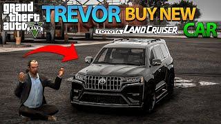 GTA 5 : TREVOR BUYING A NEW CAR TOYOTA LAND CRUISER 200 HAKAMA 2021 NEW MODEL  | HINDIGAMEPLAY