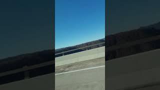 driving across the largest bridge in WV