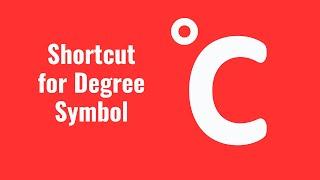 Shortcut for degree symbol in Word and PowerPoint | Type the Degree Symbol in PowerPoint (°) [2024]