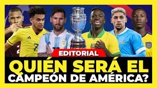 Editorial: Quién será el Campeón de la Copa América 2024 