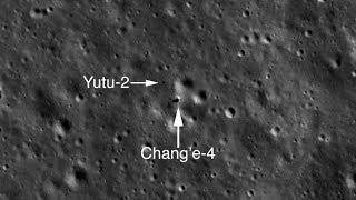 Chang’e-4 and Yutu-2 seen by NASA’s Lunar Reconnaissance Orbiter