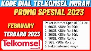 PAKET SUPER MURAH TELKOMSEL | Kode Dial Murah Telkomsel Edisi Bulan FEBRUARY 2023 Terbaru