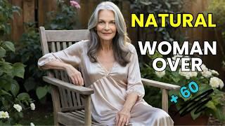 Natural Older Woman Over 60 Attractively Dressed Classy Natural Older Ladie Over 60Fashion Tips #46