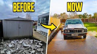 OUT WITH THE OLD | DREAM CAR GARAGE BUILD | PART #7