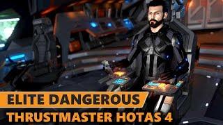 Elite Dangerous | Thrustmaster HOTAS 4 Unboxing, PS4 Setup and First Gameplay Session