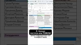 2 новые функции #excel которые тебе нужно знать