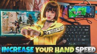 Increase Your Hand Speed  | how to fast movement in free fire pc | Garena free fire #pc #movement