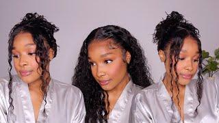 WOW  360 DEEP CURLY WIG PERFECT FOR PONYTAILS!! | INVISIBLE ELASTIC BAND | RPG HAIR