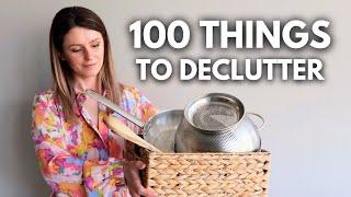 100 Things to Declutter Right Now  (Easy Decluttering + Checklist)