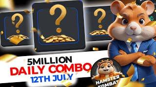 How to UNLOCK 5M Hamster Kombat Daily Combo Today | 12TH JULY Friday