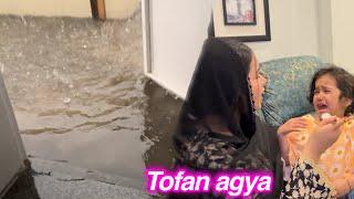 Pory ghar m Barish ka pani agya | sitara yaseen vlog