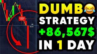 EARNED +86,567$  with DUMB Binary options strategy! Pocket option trading strategy