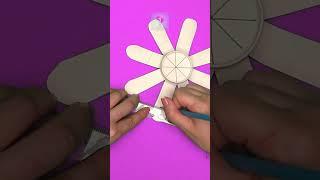 How To Make Paper Button Toy For Kids / Moving Paper Toy / Paper Craft Easy / KIDS crafts