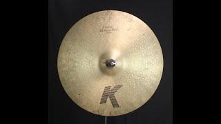 Used Zildjian 20" K Custom Medium Ride - 2583g