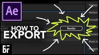 Export from Adobe After Effects 2019